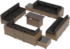 Aoxun Patio Furniture Sets, 15-Piece Outdoor Patio Furniture - Image 9