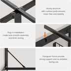 VIAGDO Wooden Bed Frame Full Size - Image 8