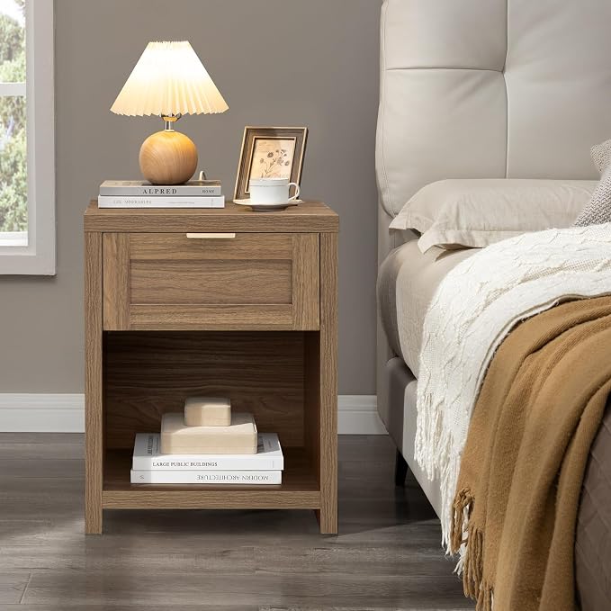 OAKHAM HOME Night Stand Set 2, Boho End Table - Image 7