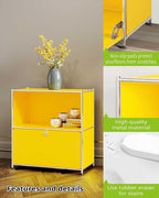 32.5-Inch Flip-Top Side Table & Buffet Cabinet - Image 5