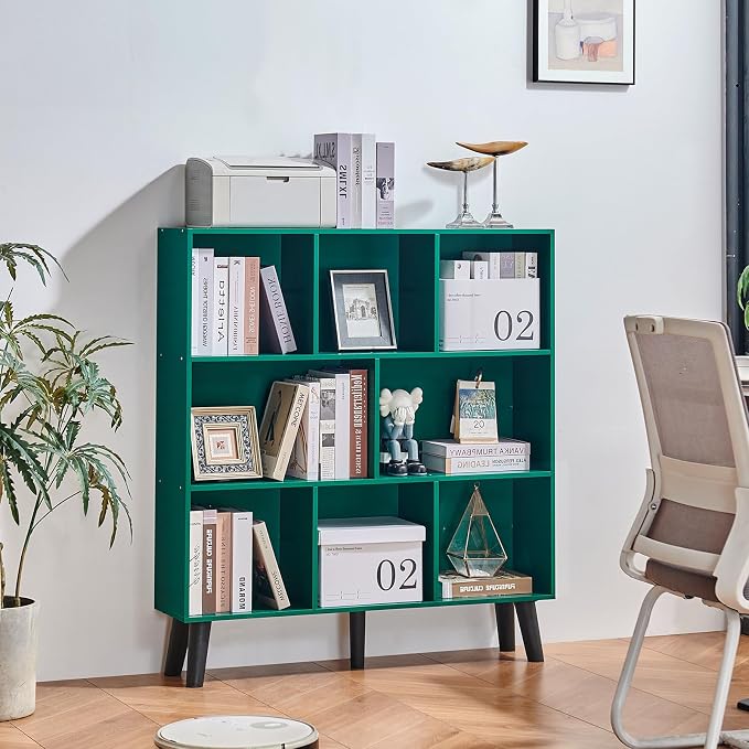 LEYAOYAO 8 Cube Bookshelf, 3 Tier Bookcase - Image 3