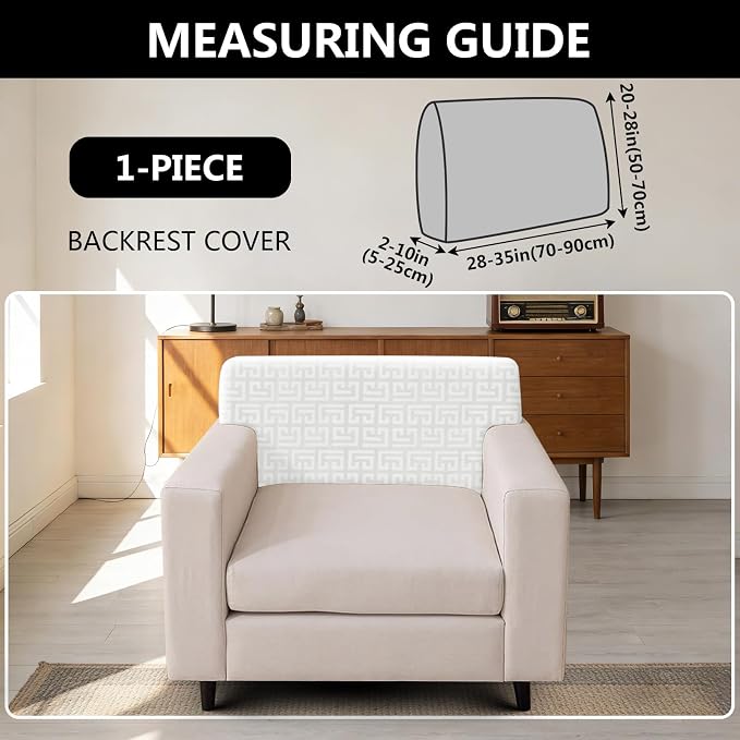UNBBRRL Stretch Couch Backrest Cushion Cover - Image 2