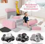 Modular Kids Play Sofa Multifunctional Kids Sofa Convertible Foam Floor Mat - Image 7