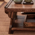 Japanese Solid Wood Tatami Tea Table, Low Coffee Table - Image 4