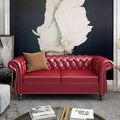 AVZEAR Chesterfield Loveseat Sofa, Upholstered Sofa Modern 2 Seater Couch Sofa by AVZEAR