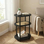 Small Rattan Side/Accent Table by BITYODD-HOME