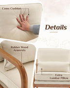 Karl home Accent Chair Mid-Century Modern Chair - Image 6