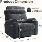 HAOMARKETS Power Recliner Chair - Image 2