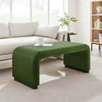 Modway EEI-6735-BLK-MOS Koda Performance Velvet Waterfall Ottoman - Image 2