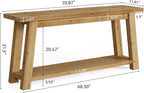 LITTLE TREE 70.9" Solid Wood Console Table - Image 2