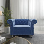 Mid-Century Sofa Chair, Velvet Accent Chair - Image 3
