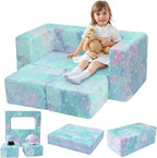 MeMoreCool Kids Sofa Couch, Glow in Dark Couch Sofa, Modular Convertible Kids by MeMoreCool