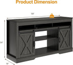 RoyalCraft TV Stand for 65+ Inch TV: Farmhouse Entertainment Center - Image 2