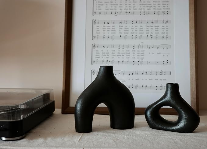 Carrot's Den Donut Vase, Olive Plant, Living Room, Modern Home - Image 3