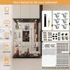 LFT HUIMEI2Y Glass Display Cabinet 12 Shelves - Image 4