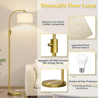 Nintiue Upgraded Modern Arc Dimmable Tall Standing Floor Lamp - Image 4