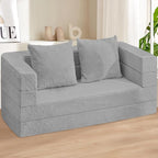 Futon Sofa Bed with Pillow, 3-in-1 Sleeper Sofa Bed with Removable Cover - Image 2