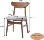 Virubi Set of 2 Modern Scandinavian Chairs - Image 3