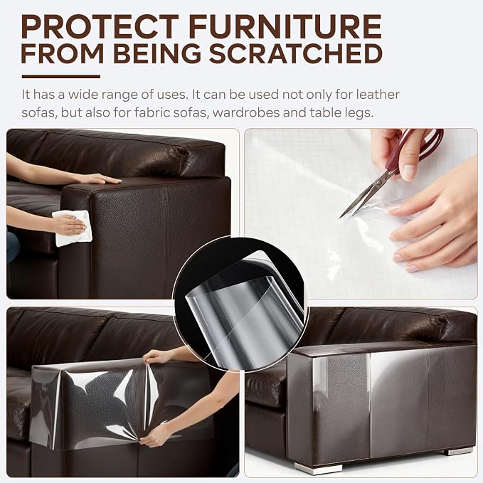 JKLMN Clear Vinyl Cat Scratch Protector - Image 7