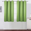 Light Green Blackout Curtains 38 x 54 Inch Length/Set of 2 Curtain by Lemomo