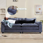 Oprisen 86" Modular Sectional Sofa, Comfy Cloud Couch Sectional Sofa, Chenille - Image 5