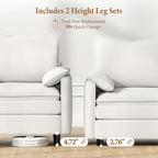 Vesgantti Large Modular Sectional Sofa, Big Comfy Cloud Couch - Image 3