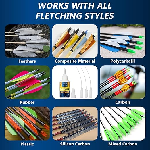 Fletching Glue 100g, Heavy Duty Arrow Glue Kit - Image 6