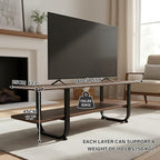 Tiita Bamboo TV Stand with Storage - Image 2