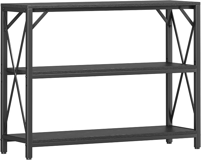 Homeiju Entry Table 40" Width, 3-Tier Entryway Table by Homeiju