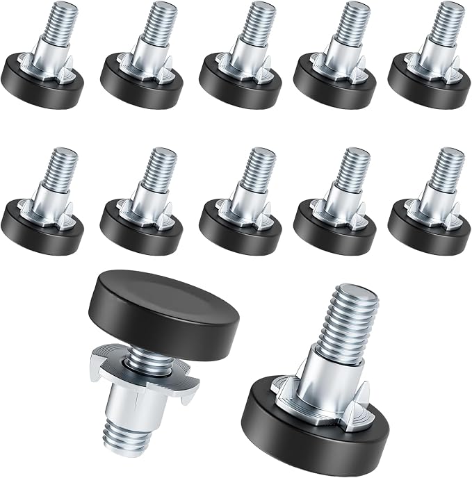 1/4" Thread Leveling Feet, Threaded Screw-in Table Feet by Celuisiva