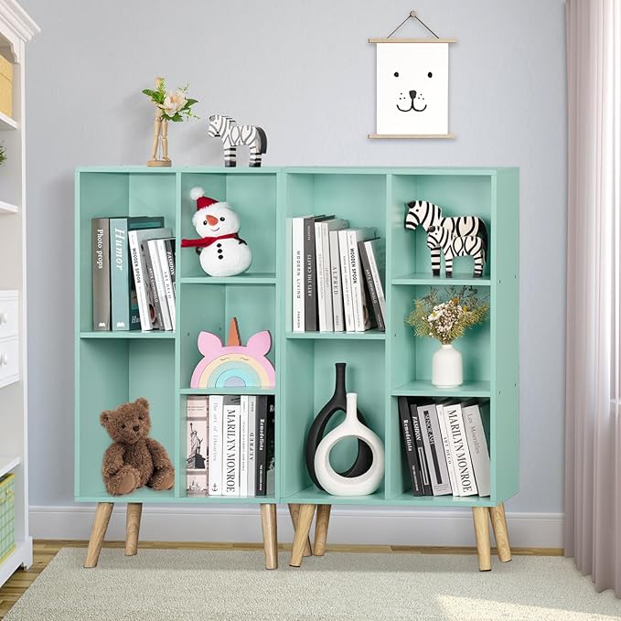 LEYAOYAO 5 Cube Bookshelf 3-Tier Bookcase - Image 6