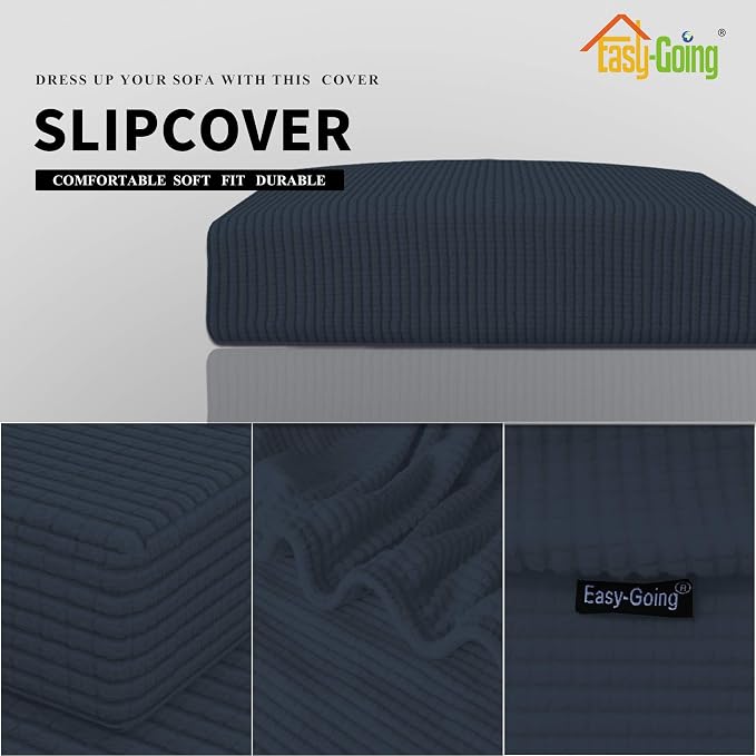 Easy-Going Stretch 1 Piece Oversized Couch Cushion Cover - Image 3