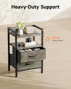 Lazzanto Night Stand Bedside Charger Bedroom - Image 6