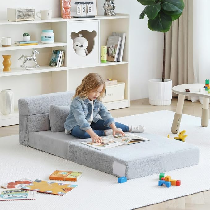 Tiita Convertible Folding Kids Sofa Bed - Image 6
