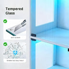 Lamtor Display Cabinet with Glass Doors - Image 6