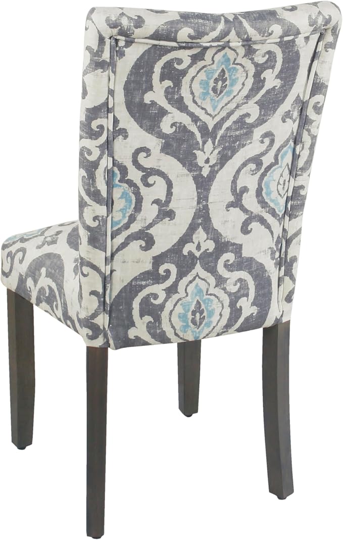 HomePop Parsons Classic Upholstered Accent Dining Chair, Suri Blue - Image 6