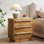 HOKYHOKY Reclaimed Solid Wood Nightstand-24 Inches Large End Table - Image 9