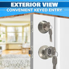 Mobile Home Door Knobs with Deadbolt – Exterior Front Door Lock Set of 2 - Image 9