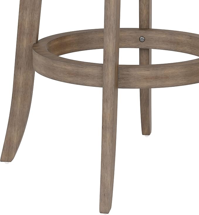 Hillsdale 29.5" Savana Wood Swival Bar Height Stool - Image 7
