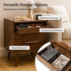HULALA HOME 2 Drawer End Table - Image 4