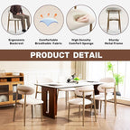 UVV Dining Chairs Set of 2, Metal Kitchen Chairs - Image 8