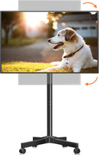 XINLEI Mobile TV Carts, Rotating Rolling TV Stand on Wheels by XINLEI
