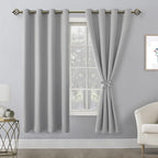 Blackout Curtains for Bedroom, 52 x 63 Inches Length, Window Curtains for - Image 8
