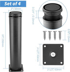 10 Inch Metal Furniture Legs Stainless Steel Adjustable Legs Black Metal Legs - Image 4