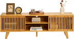Bamboo TV Stand for TVs up to 65", Accent Entertainment Center - Image 9