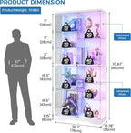 HNEBC Display Cabinet with Glass Doors - Image 2