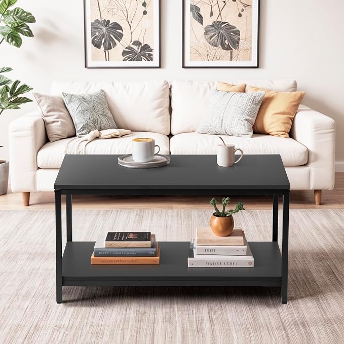 ZenStyle Industrial Coffee Table - Image 9