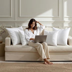 MIULEE 14x14 Pillow Inserts 4 Pack, 100% Virgin Fiber Filling Throw Pillows | - Image 5