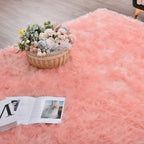 ORINOVA Pink Washable Fluffy Circle Rugs - Image 9