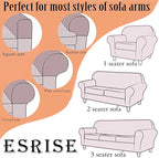 Sofa Arm Chair Covers, Couch Armrest Armchair Covers, Stretch Anti-Slip - Image 3